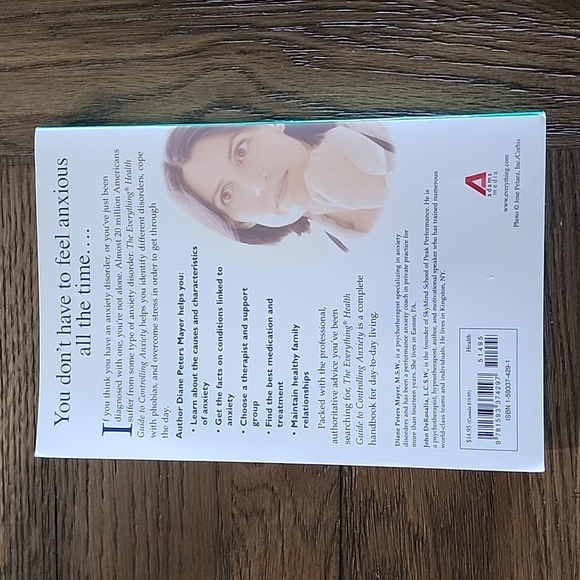 The Everything Health Guide to Controlling Anxiety By Diane Peters Mayer,  M.S.W - Picture 3 of 8